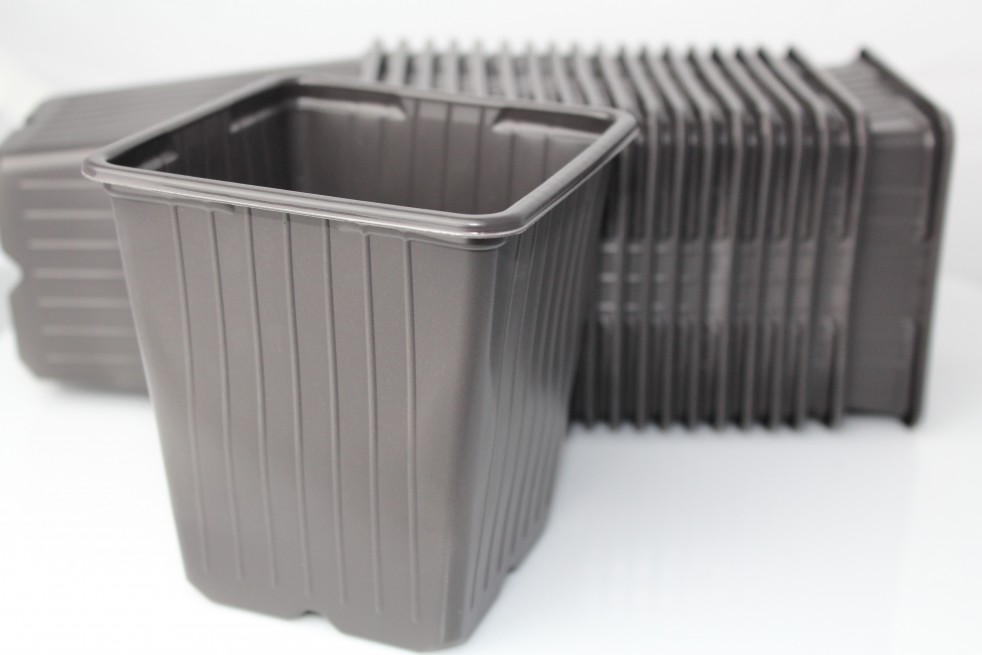 Godet carré 9x9x10 cm (par 10 pièces)