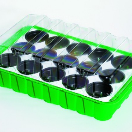 Mini serre pour 15 pots, auto-irrigante