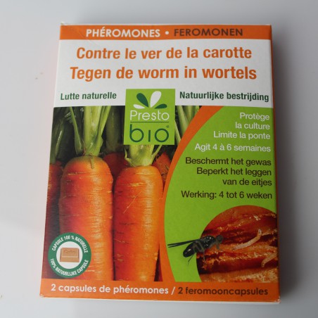 Phéromones contre le ver de la carotte