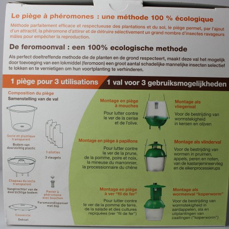 Piège à phéromones multi-usages 3 en 1