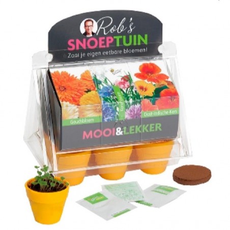 Rob's Snoeptuin Kweekset Eetbare Bloemen