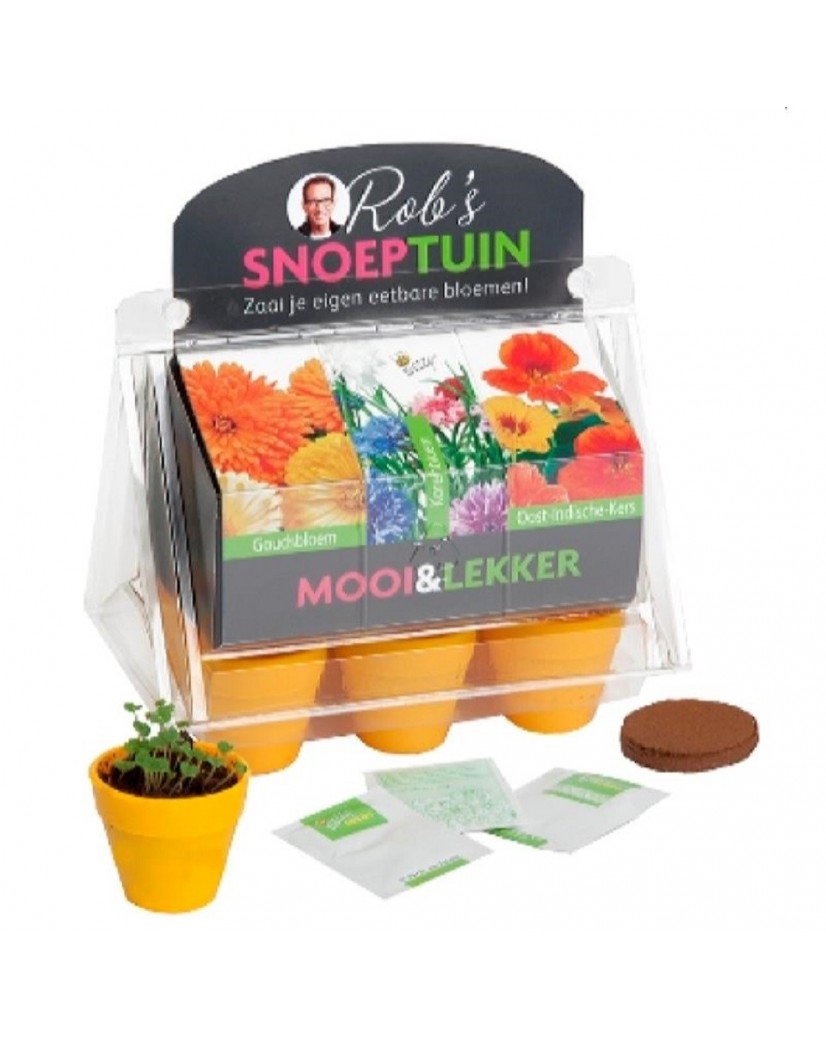 Edible flowers growing kit