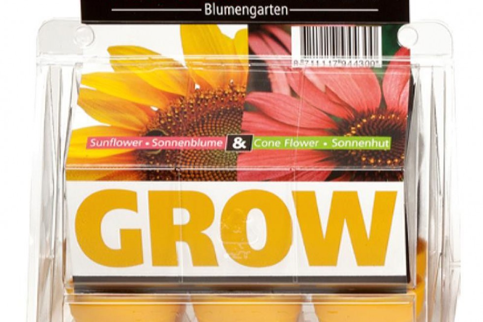 Garden flowers growing kit