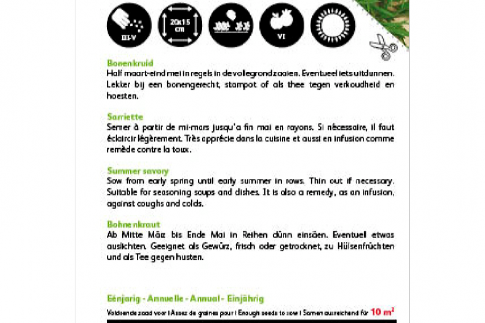 Bonenkruid Bonenkruid