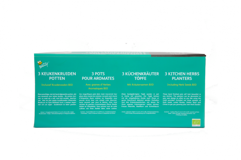 Organic herbs growing kit
