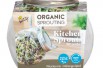 Sprouting glass jar with seeds to sprout