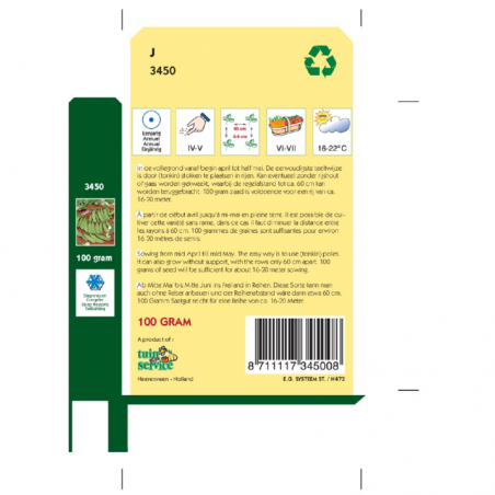 Seeds Sugar Peas - Pisum sativum