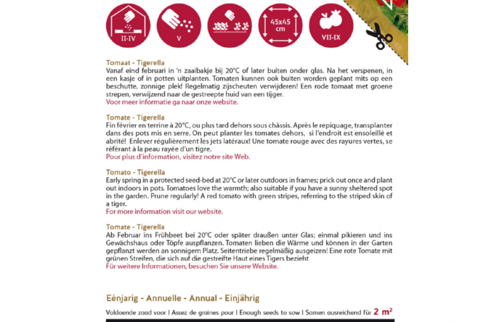 Tomate Tigerella Tomate Tigerella