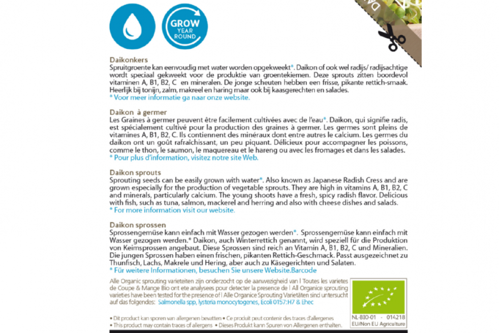 Daikon, radis japonais Daikon, radis japonais