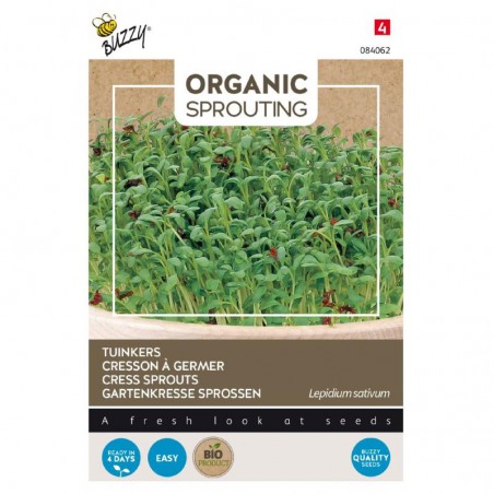 Cress to sprout, organic