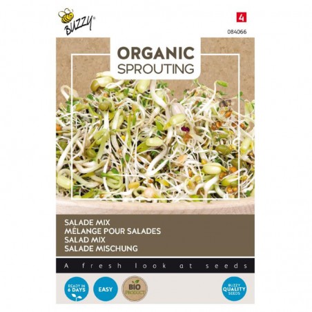 Mélange pour salades à germer, BIO