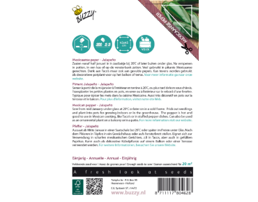 Seeds Hot pepper Jalapeno - Capsicum annuum