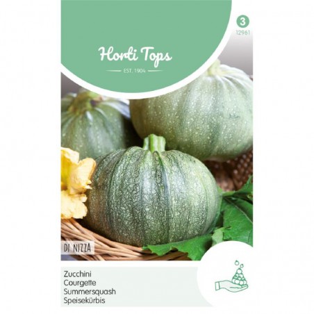 Zaden Ronde courgette van Nice - Cucurbita pepo
