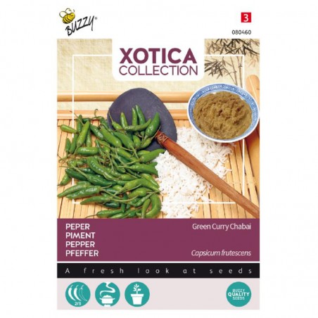 Seeds Hot Pepper green curry - Cabai - Capsicum annuum