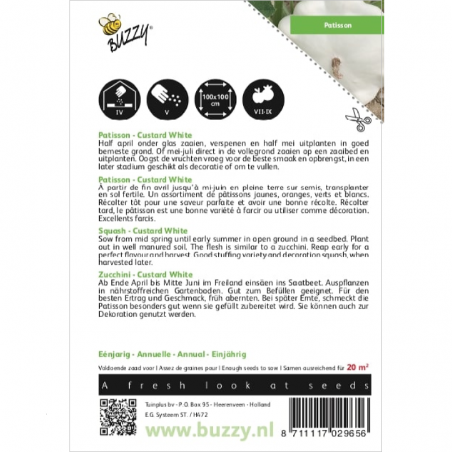 Patisson Custard White