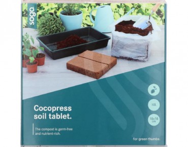 Terreau de coco compressé