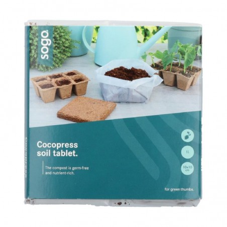 Terreau de coco compressé