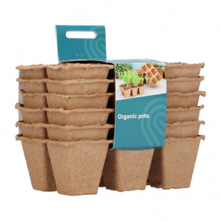Pots biodégradables Ø 6cm (24 pièces)
