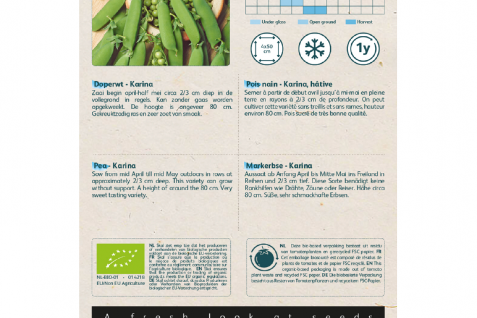 Pois nain Karina bio Pois nain Karina bio