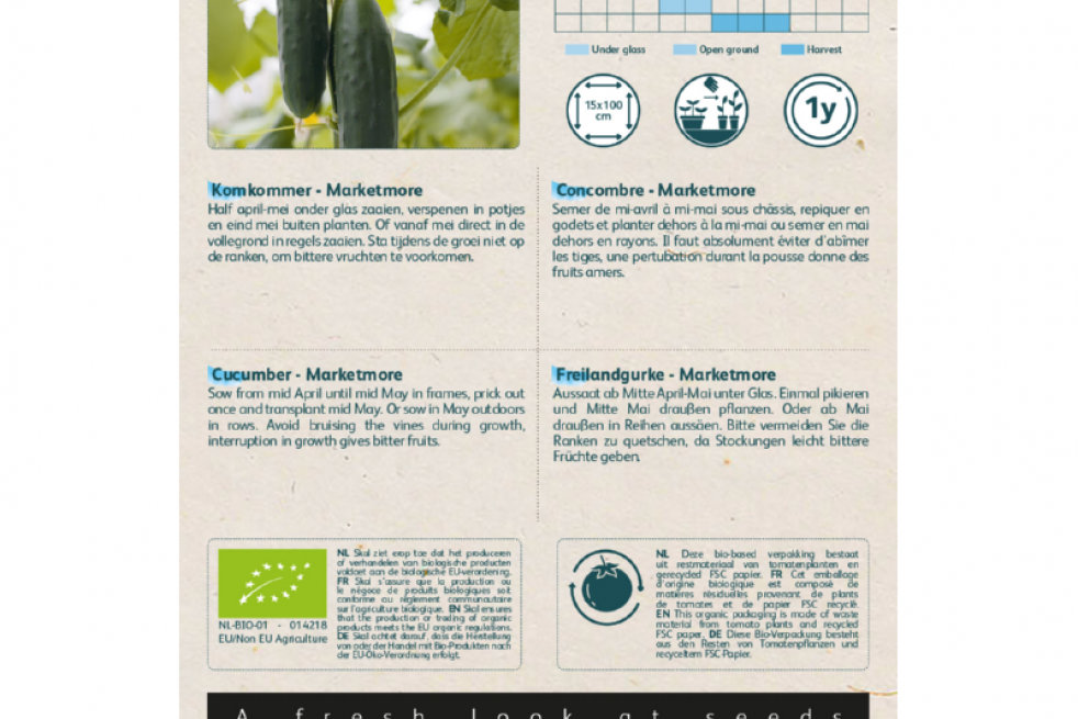 Concombre Marketmore BIO Concombre Marketmore BIO