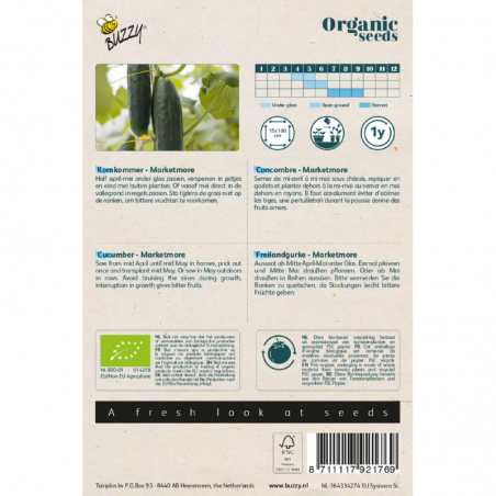 Concombre Marketmore BIO