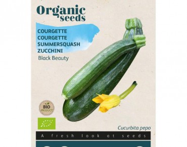 Black Beauty biological zucchini