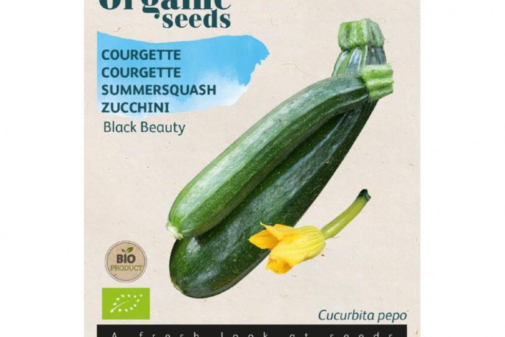 Black Beauty biological zucchini