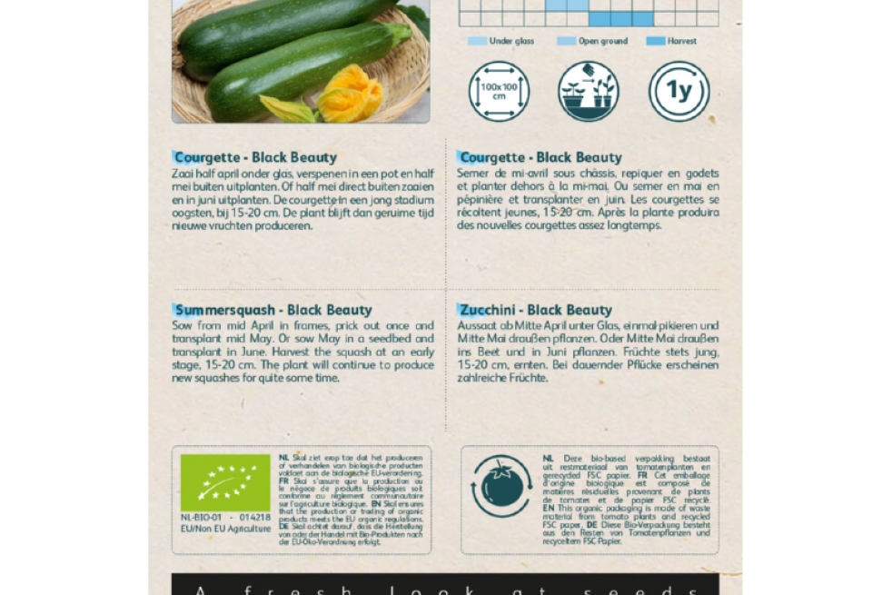 Courgette Zucchini Bio