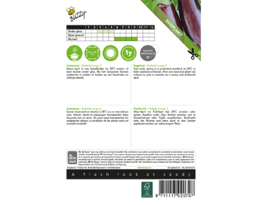ZAden Vroege Paars Aubergine - Solanum Melongena