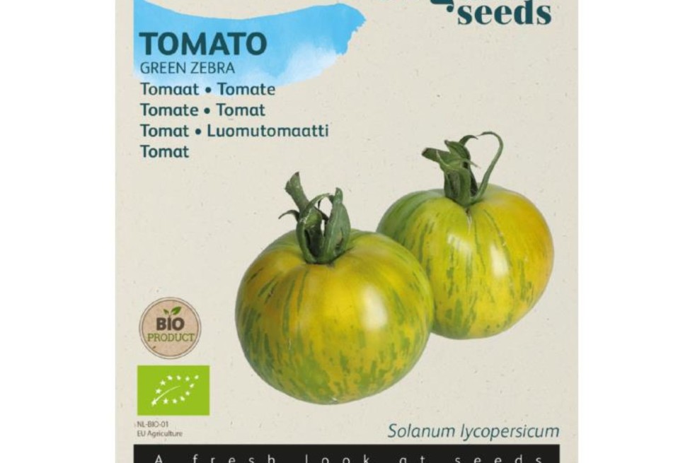 Zaden Tomaat Green Zebra BIO - Solanum lycopersicum