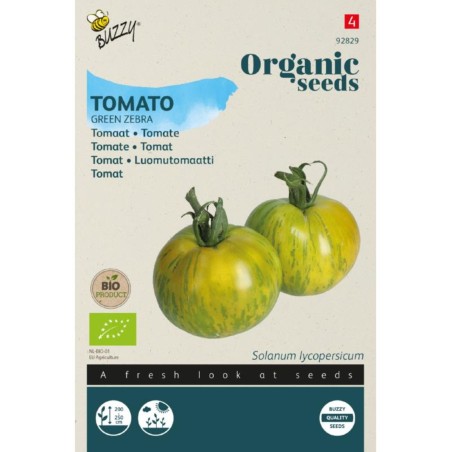 Seeds Tomato Green Zebra BIO - Solanum lycopersicum