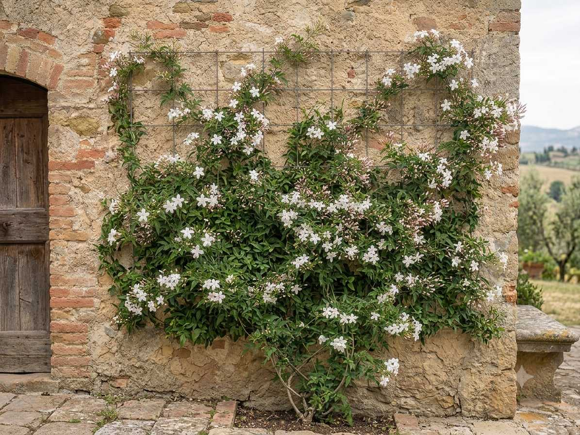 Jasmin blanc - Jasmin officinal -  Jasminum officinale